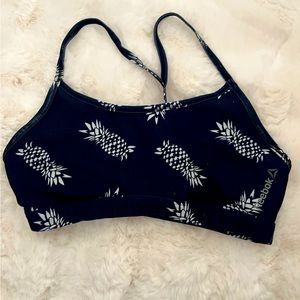 Reebok pineapple sports bra (S)